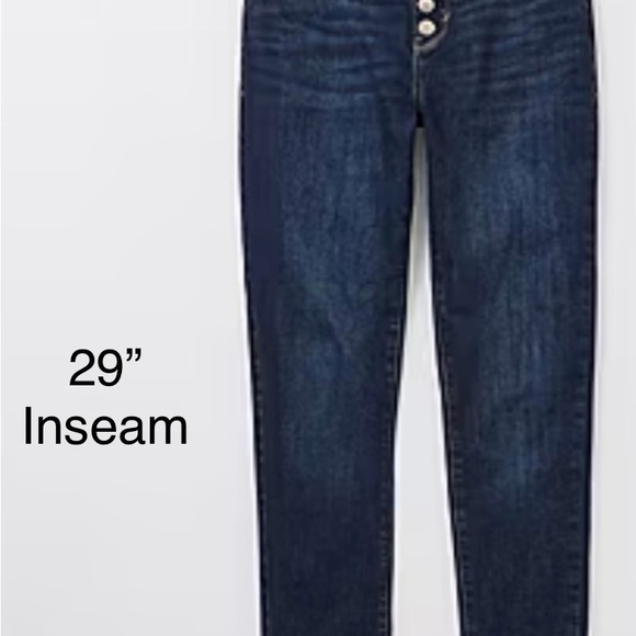 A.N.A. Button Front Slim Jeans - Picture 4 of 6